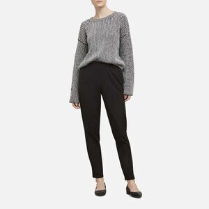 Kenneth Cole Black Satin Trim Women's Joggers
